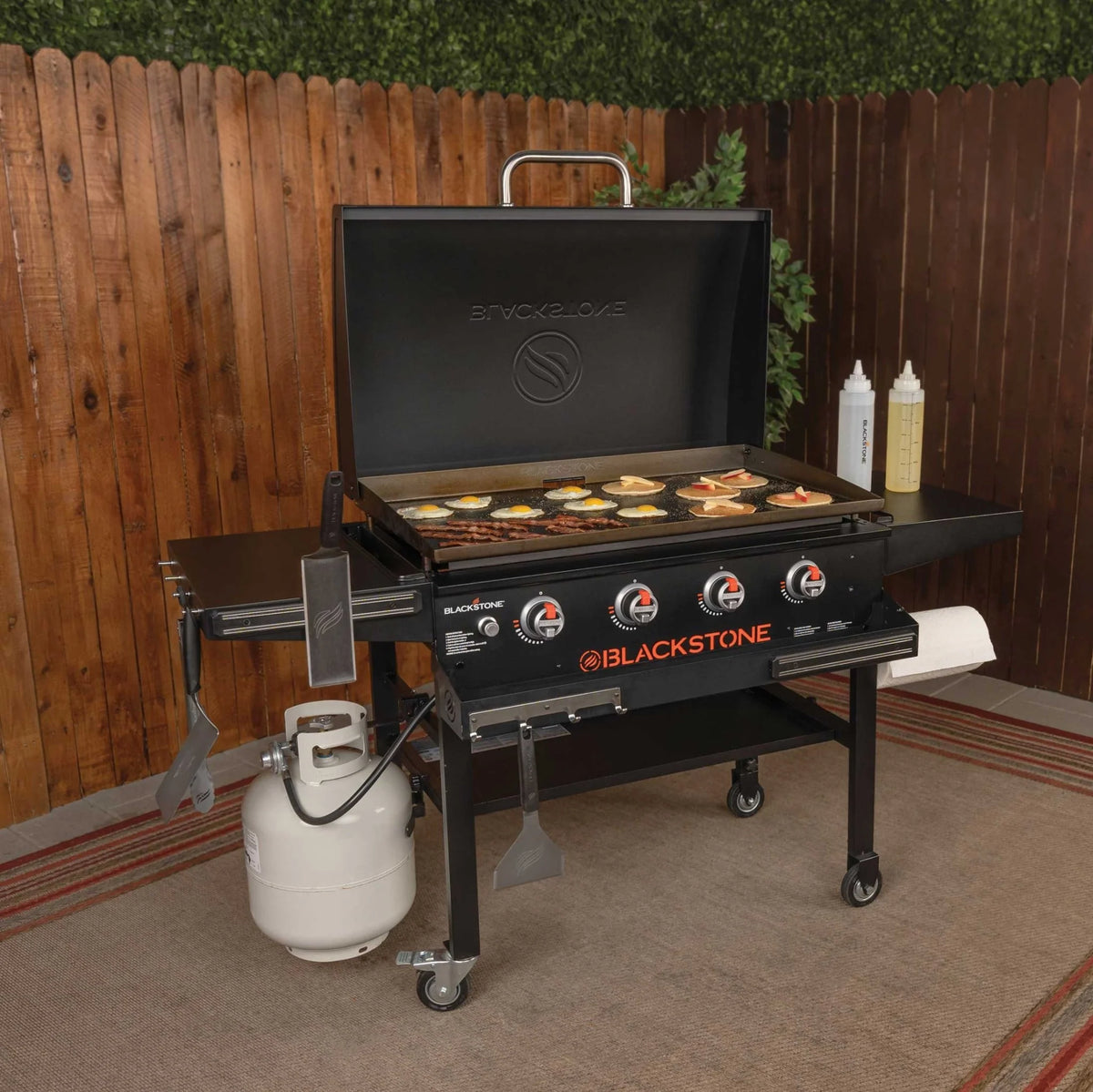 Original 36in Griddle W/Hood & Front shelf