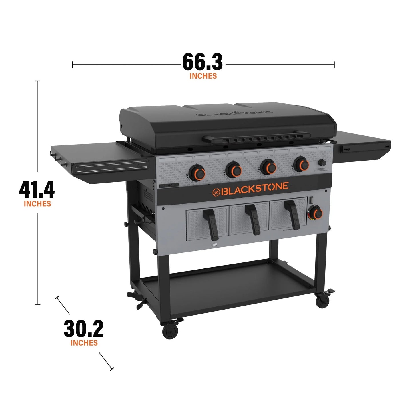 Bronco 36” Griddle Airfryer Combo