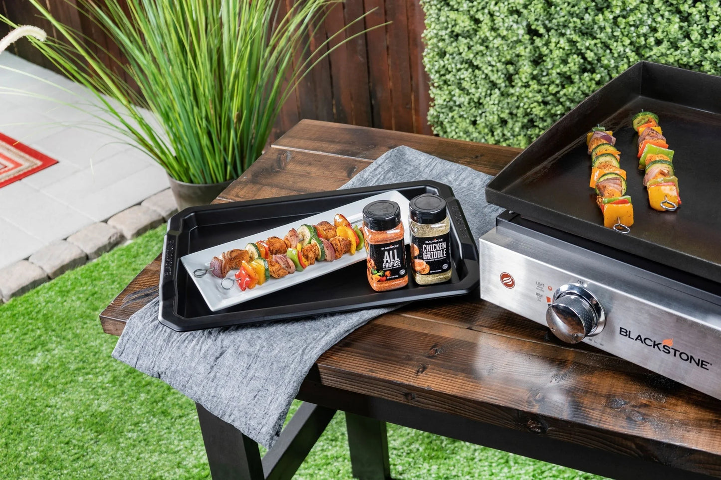 Black Serving Tray 2 Pack