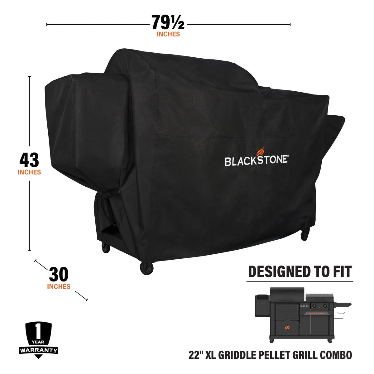 Griddle Pellet Grill Combo Cover