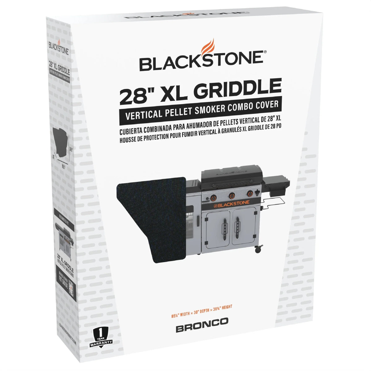 Bronco 28” XL Griddle Vertical Pellet Smoker Combo Cover