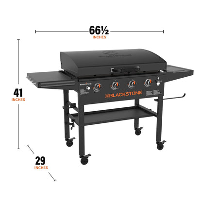 Original 36” Griddle with Hood (Natural Gas)