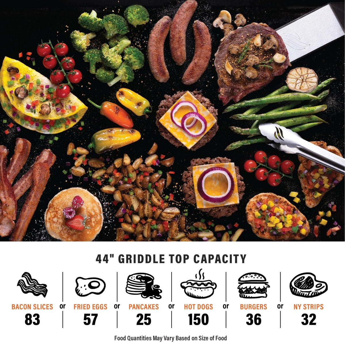 Original 44” Griddle with Hard Cover