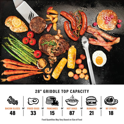 28" Griddle with Hard Cover