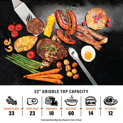 Adventure Ready 22” Griddle with Hood and Stand