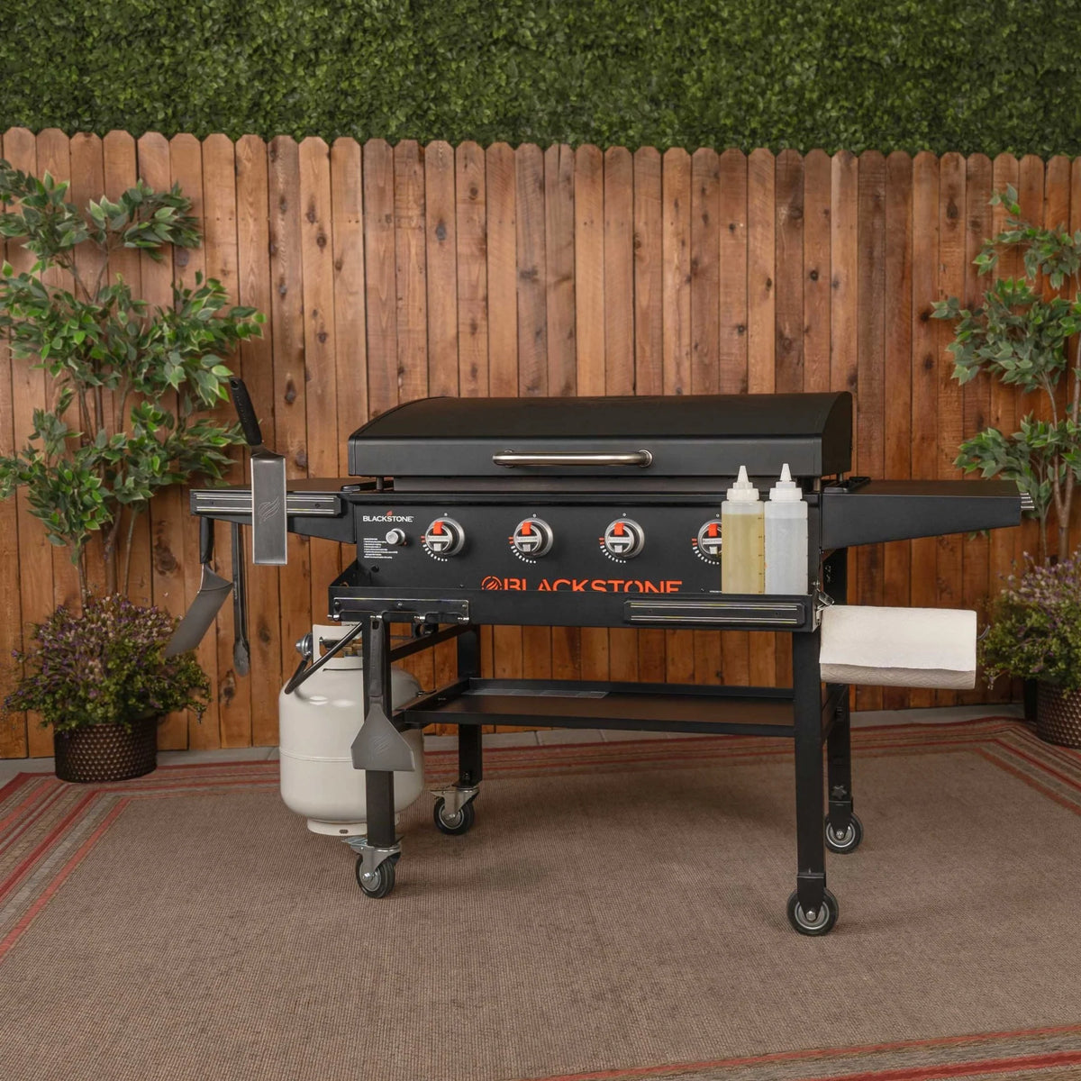 Original 36in Griddle W/Hood & Front shelf