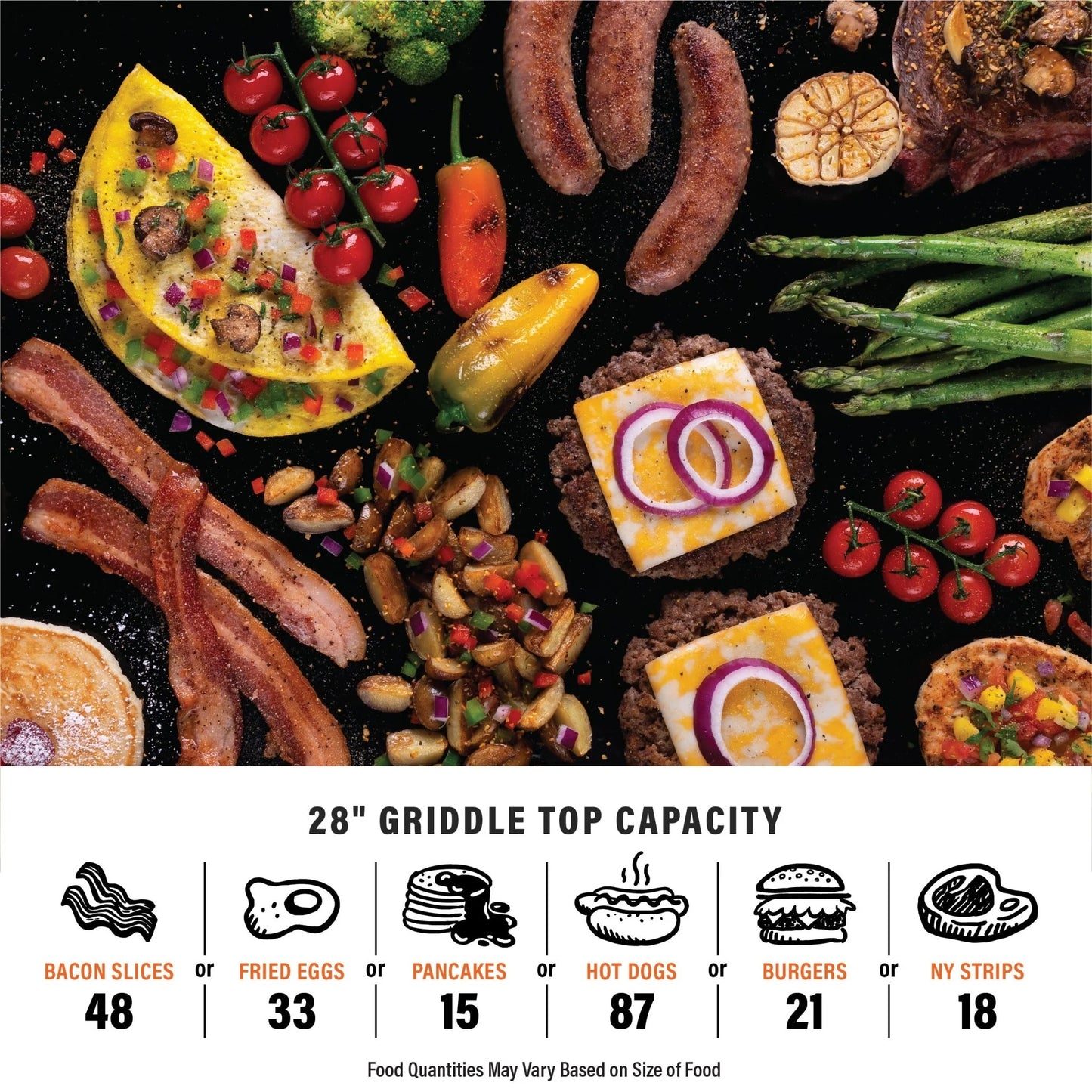 Original 28” Griddle with Hard Cover