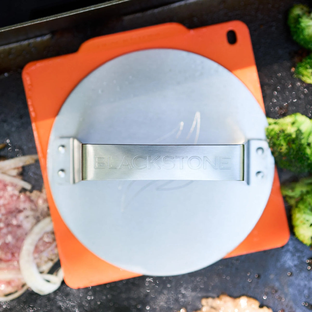 Smash Burger Press with Smash Guard