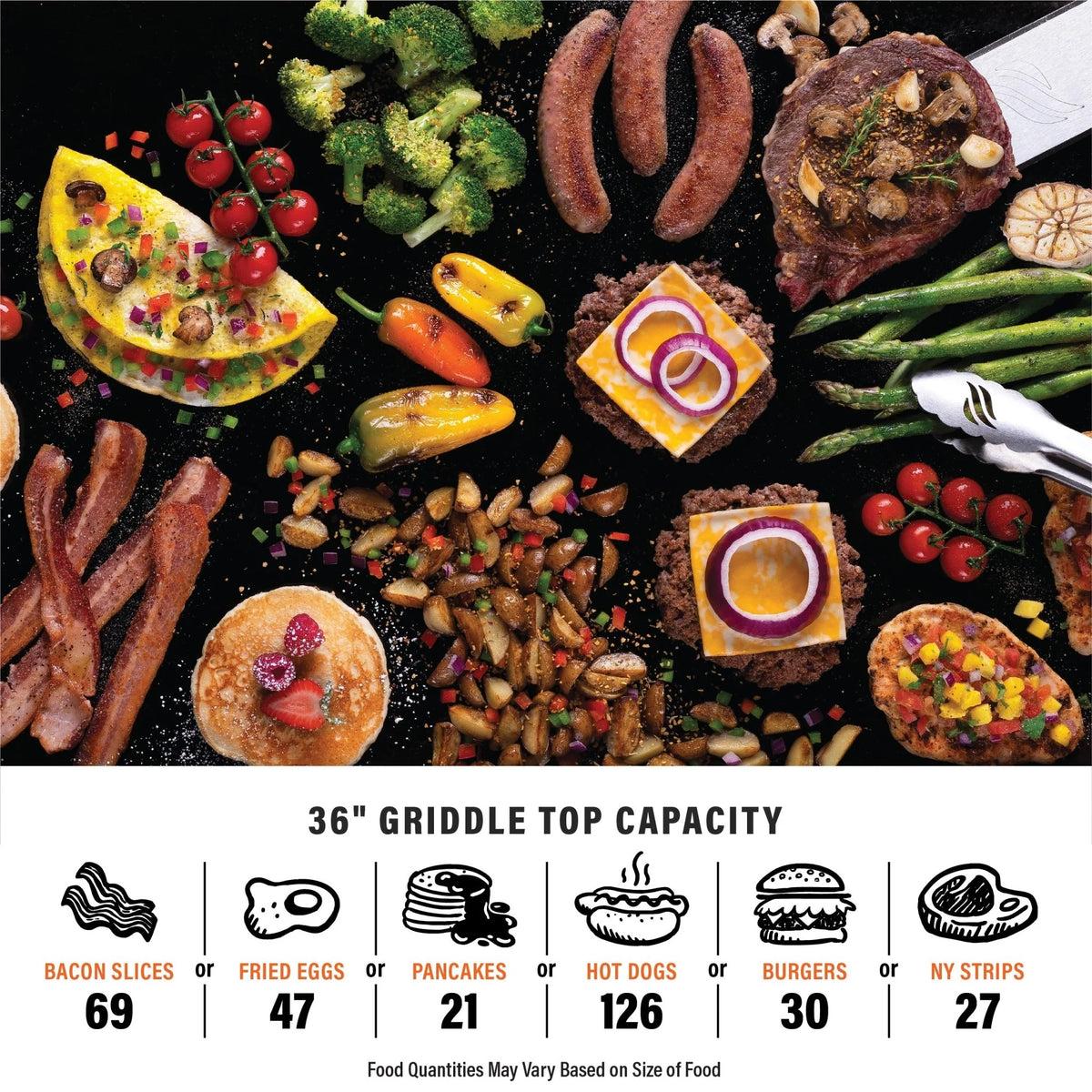 36” Griddle Airfryer Combo (Natural Gas)