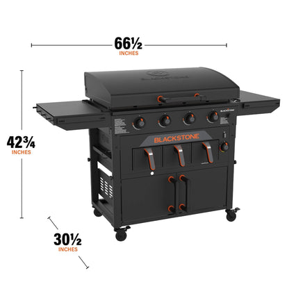 36” Griddle Airfryer Combo (Natural Gas)