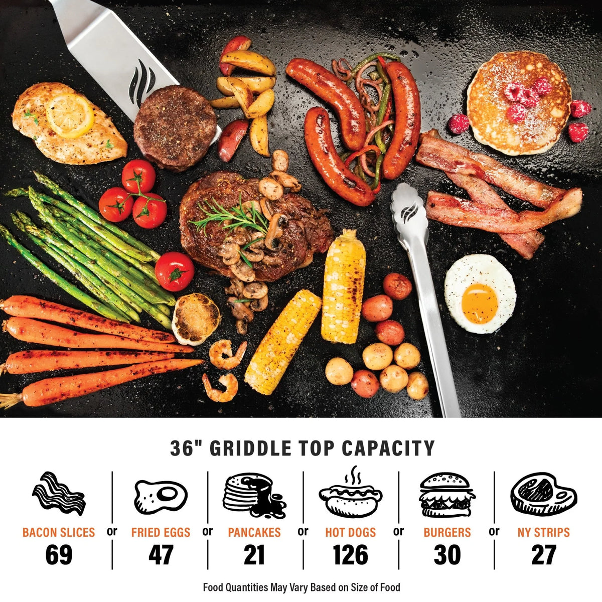 Bronco 36” Griddle Airfryer Combo