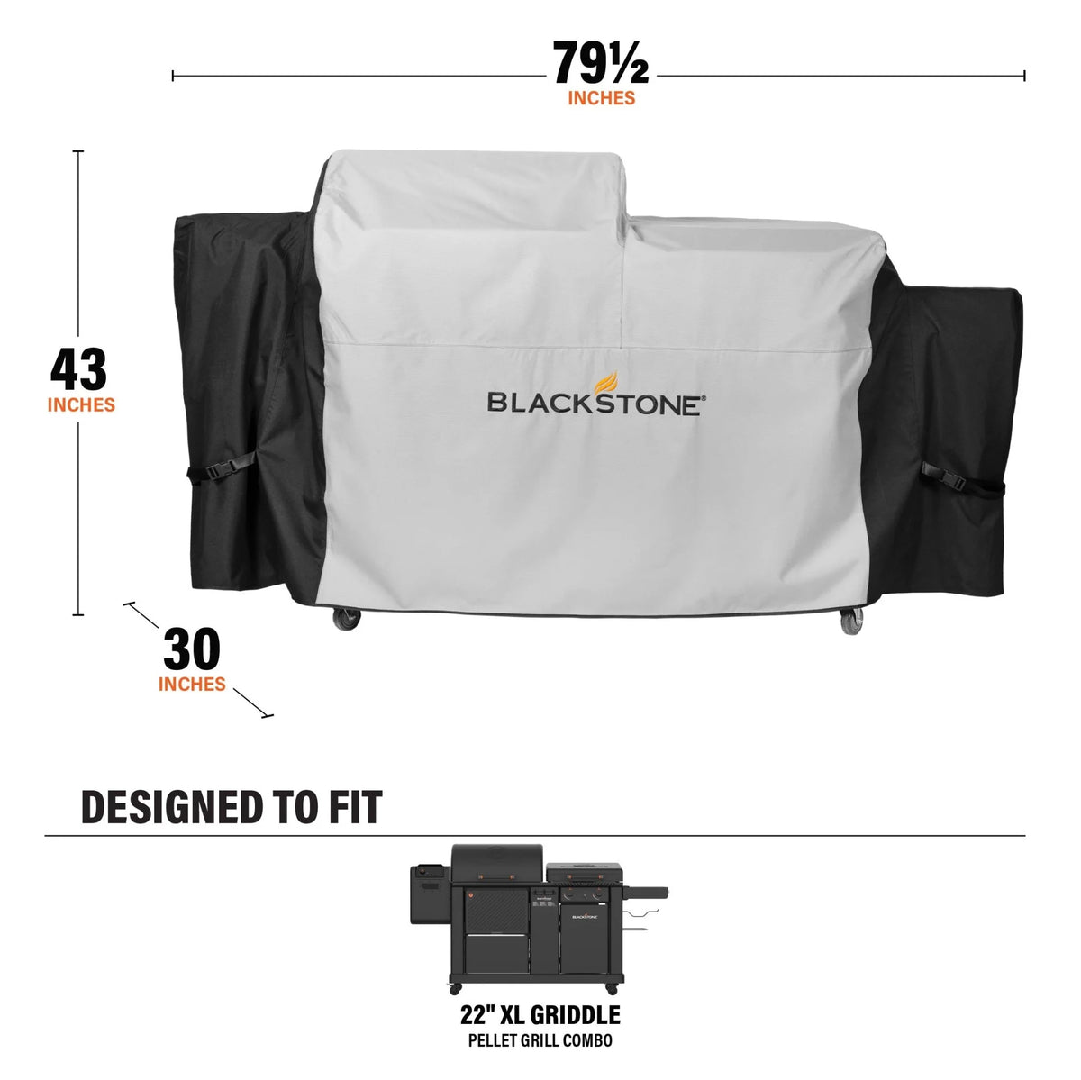 22" XL Griddle Pellet Grill Combo Cover