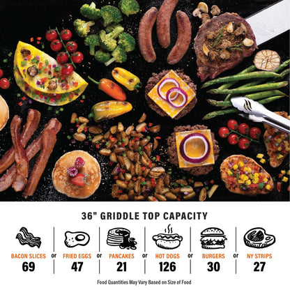 Original 36” Griddle with Hard Cover