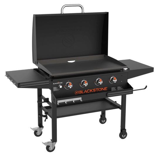 Original 36in Griddle W/Hood & Front shelf