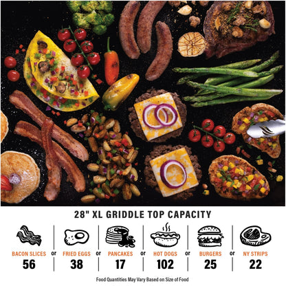 28" XL Griddle with Hood