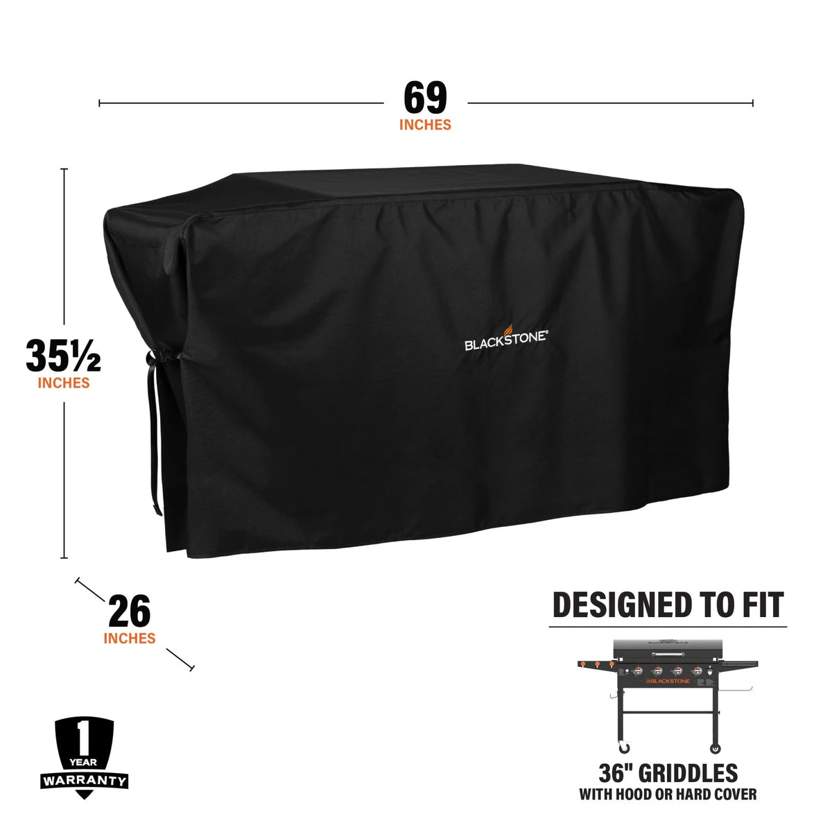 36" Griddle Cover