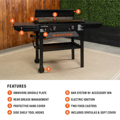 Exclusive - 28" Griddle with Hard Cover Bundle