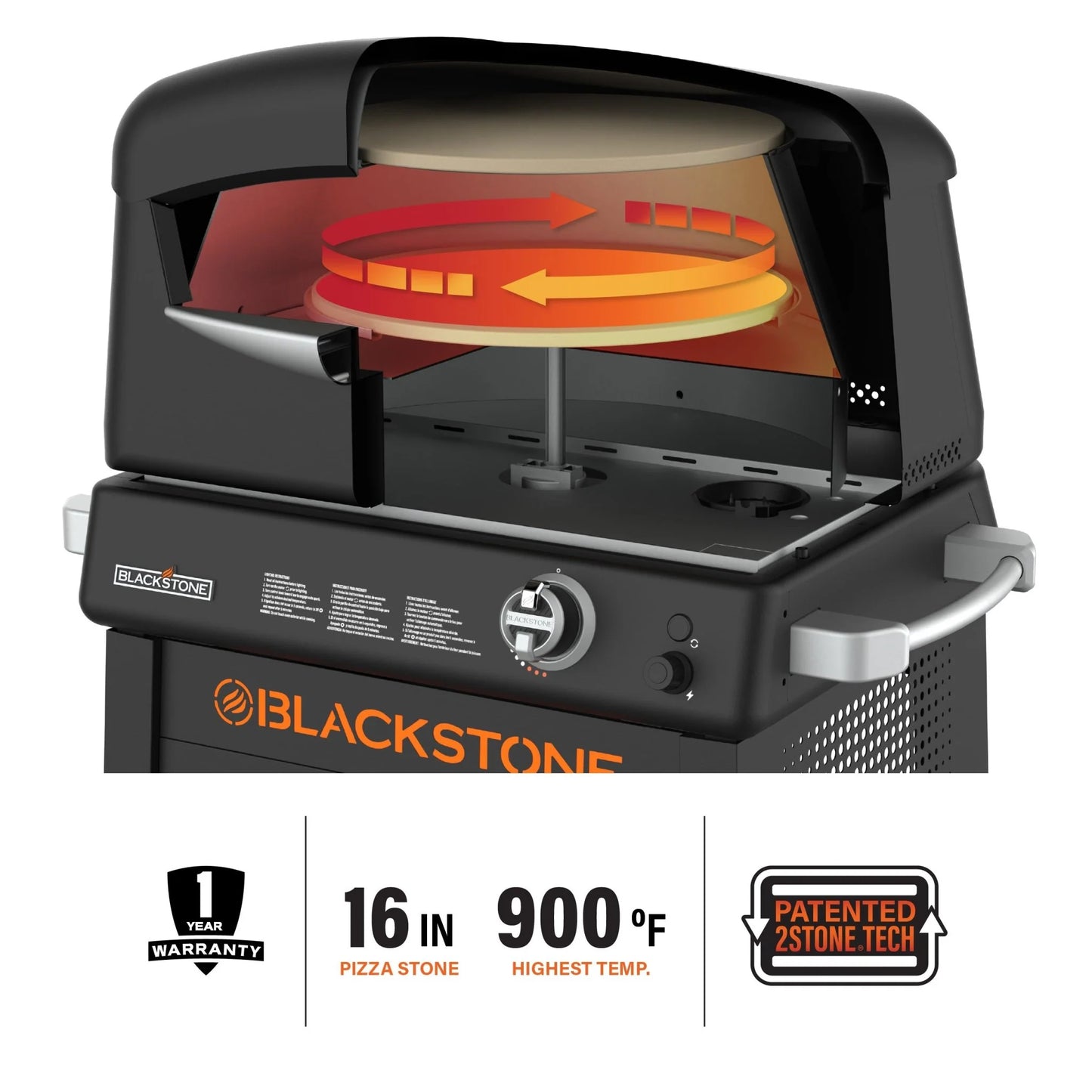Pizza Oven with Mobile Cart