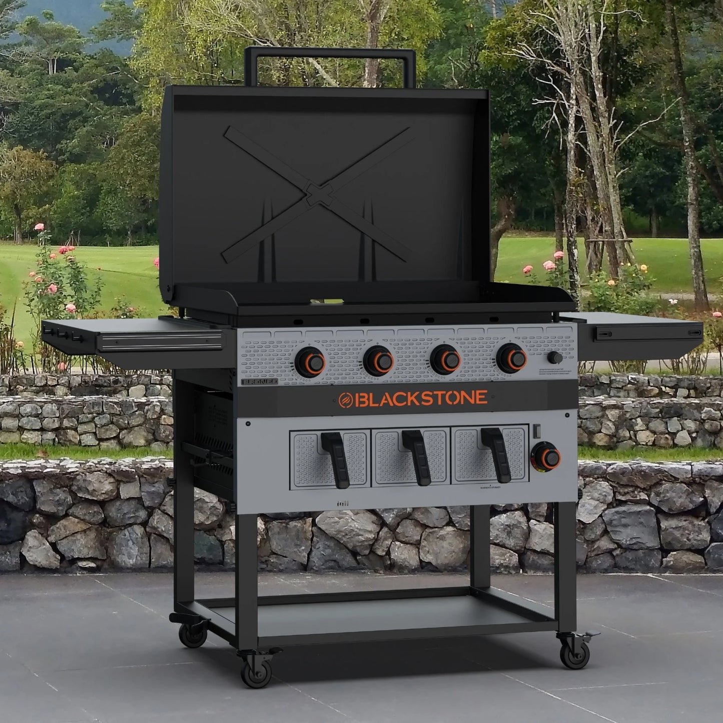 Bronco 36” Griddle Airfryer Combo