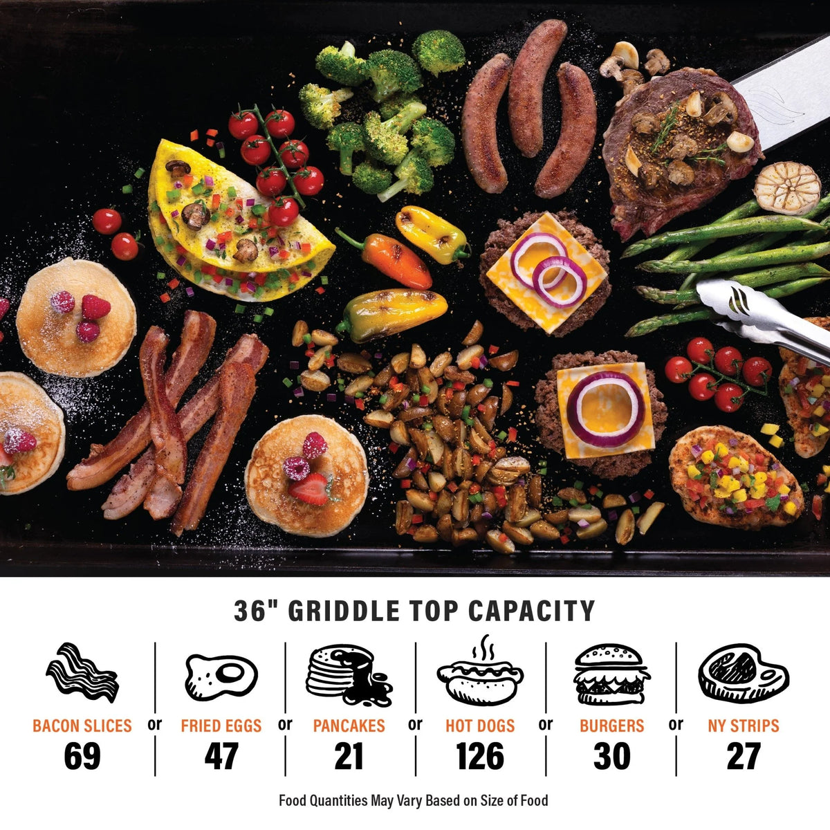 Original 36” Griddle with Hood (Natural Gas)