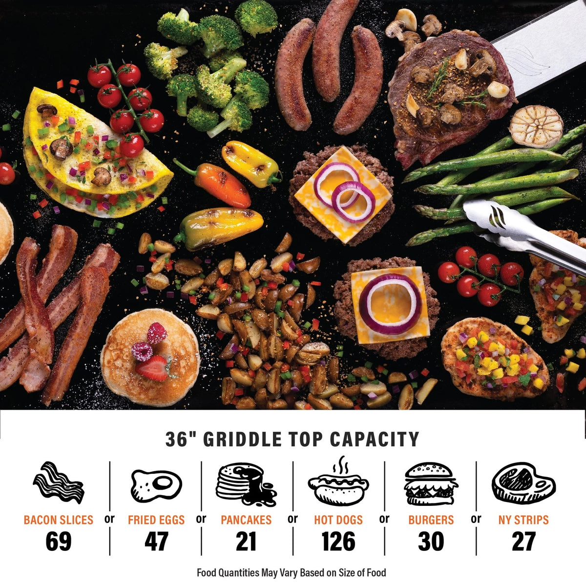 36” Griddle with Hard Cover (Natural Gas)