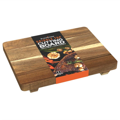 14"x11" Wood Cutting Board W/ Feet