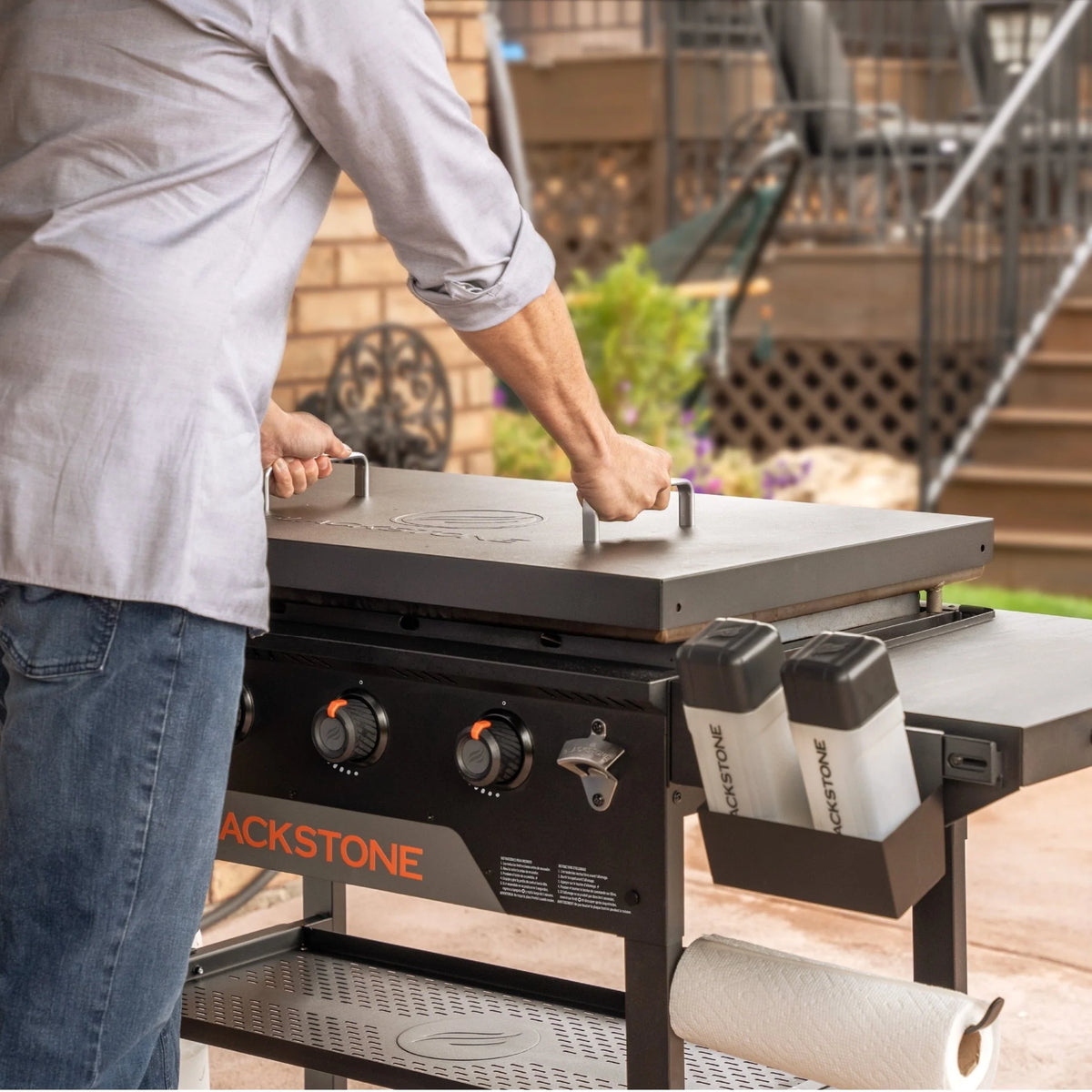 36" Griddle with Hard Cover