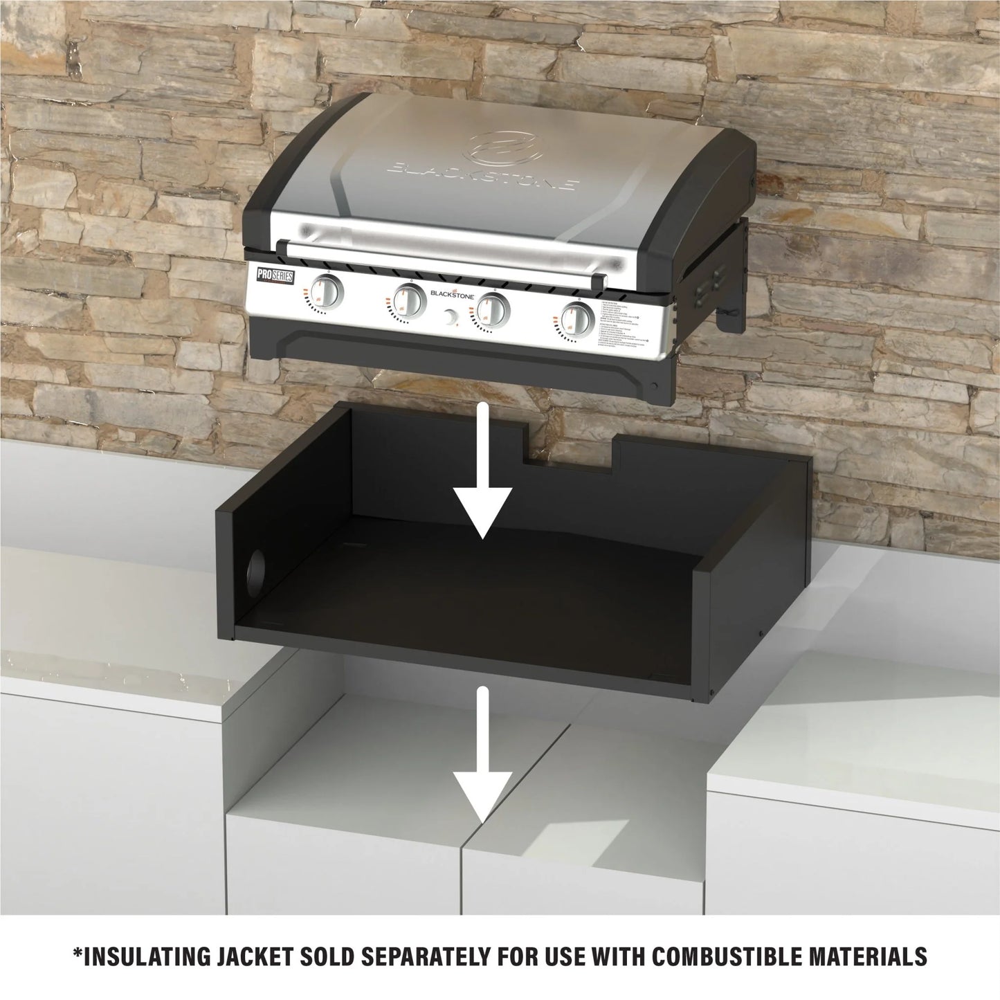 36" Drop-in Griddle with Hood (Propane)